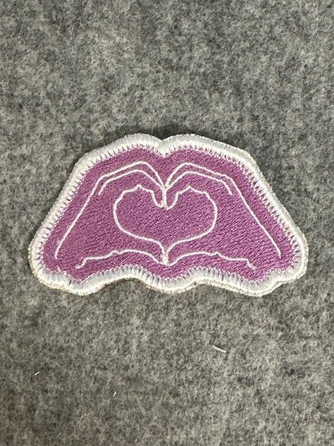 Taylor Swifts Heart Hands Patch - Etsy Taylor Swift Patches, Senior Jackets, Backpack Pins, Heart Hands, Taylor Swift, Swift, Bathing Beauties, Ships, Electronic Accessories