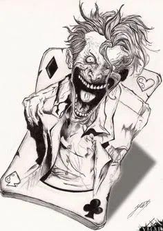 Tato Joker, Joker Card Tattoo, Joker Tattoo Design, Joker Drawings, Card Tattoo Designs, Joker Artwork, Joker Tattoo, Joker Card, Traditional Tattoo Art