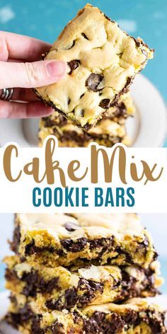 Yellow Cake Mix Cookies, Yellow Cake Mix Recipes, Best Cake Mix, Cake Mix Cookie, Cake Mix Cookie Bars, Recipes Using Cake Mix, Cookie Bars Easy, Boxed Cake Mixes Recipes, Cake Mix Desserts