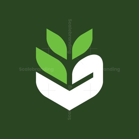 Hand-drawn plant logo for your sustainable business. Perfect for eco-friendly brands. plantlogo sustainablelogo . #Farm_Logo_Inspiration #Resturant_Logo #Plant_App #Landscaping_Logo Farm Logo Inspiration, Green Leaf Logo, Landscaping Logo, Plant Logo, Leaf Icon, Logo Design Inspiration Vintage, Logo Design Examples, Plant Logos, Agriculture Logo