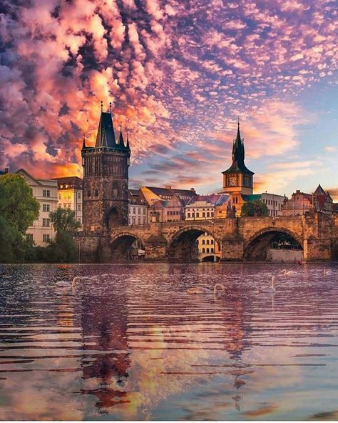 harles Bridge atmosphere ~ Prague, Czech Republic  Phot Prague Travel, Prague Castle, Prague Czech Republic, Prague Czech, Europe Destinations, Beautiful Places To Visit, Travel Insurance, Prague, Czech Republic