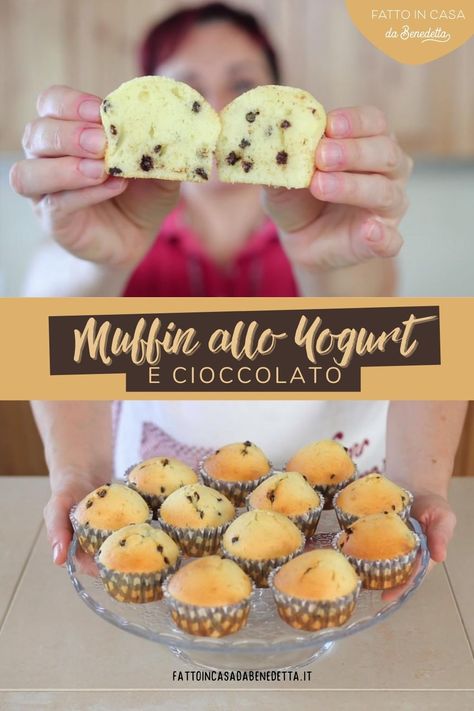 Muffin Allo Yogurt, Italian Cuisine Recipe, Sweet Corner, Italian Cake, Plum Cake, Cupcake Muffins, What To Cook, Mini Cakes, Cupcake Recipes