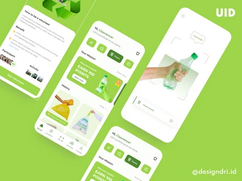 Recycling App Design, Recycling Website, Splash App, App Homepage, Desain Ux, Ui Design Principles, Recycle Design, Ui Ux 디자인, App Design Layout