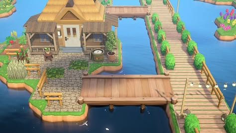 Animal Crossing New Horizons | Creating islands for villagers to live on is the best! Created by @linasacnh 🏝 Follow @crossinginspiration for more… | Instagram Acnh Lake Idea, Acnh Carnival Ideas, Acnh Idea, Cottagecore Animal Crossing, Animal Crossing Funny, Ac New Leaf, Animal Crossing Memes, Forest Core, Animal Crossing Guide