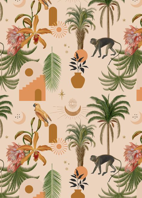 Tropical prints pattern