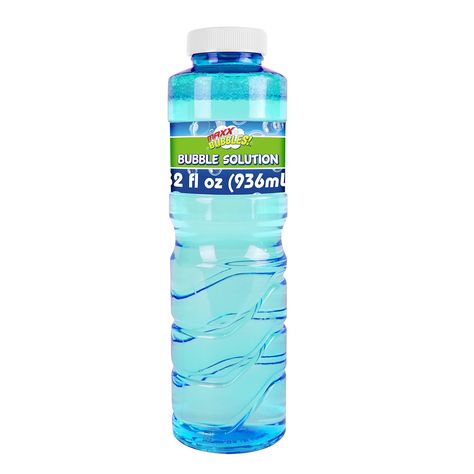 PRICES MAY VARY. ENDLESS BUBBLES! This 32 oz bottle of bubble solution is perfect for creating ultra fun bubbles anytime and anywhere. Great for birthday parties, holidays, family events and every day fun! SAFE BUBBLE SOLUTION! Safe bubbles made with purified micro-filtered water, contains no phthalates, kathon free. Solution passes all safety tests. IMAGINATIVE, ACTIVE PLAY! Encourage kids to use their imaginations to play fun games. How far many bubbles can you blow in thirty seconds? How long Bubble Solution, Cool Games To Play, Play Day, Active Play, Bubble Machine, Thirty Seconds, Bubble Wands, Filtered Water, Outdoor Summer