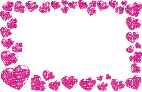 cuori (in Sparkles) Glitter Frame Png Gif, Glitter Gif Sparkle, Silly Core, Sparkle Graphic, Pink Overlay, Girly Graphics, Glitter Gif, Glitter Png, Heart Border