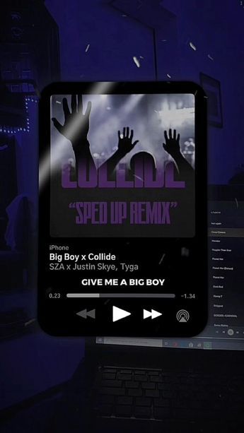 song - Big Boy X Collide Big Boy Song, Calming Songs, Justine Skye, Big Boy, Big Boys, Speed Up, Give It To Me, Songs