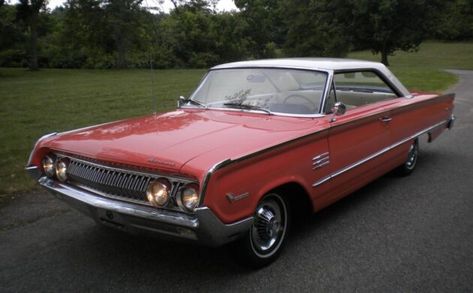 You're not going to look much cooler than when you drive this 1964 Mercury Marauder Montclair two-door. Chrome, white top over red, oh yes! 1964 Mercury Marauder, Corvette Engine, Mercury Marauder, Chrome White, Impala Ss, Grand Marquis, Mercury Cougar, Long Shadow, Barn Finds