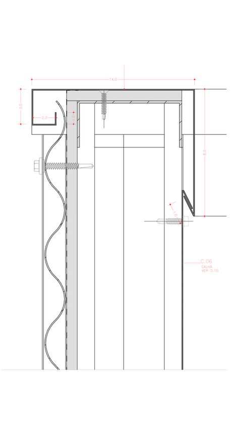 Gallery of Pasargada House / Bernardo Horta Arquiteto + Meius Arquitetura - 26 Nova Lima, Steel Architecture, Steel Cladding, Steel Detail, Detailed Drawings, Types Of Houses, Civil Engineering, Architecture Drawing, Design Element