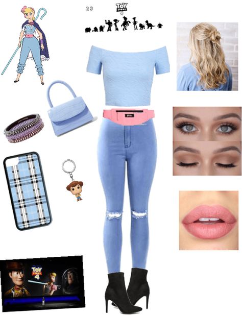 Bo Peep Inspired Outfit, Disney Bound Toy Story, Bo Peep Disney Bound, Toy Story Inspired Outfits, Bo Peep Costume Diy Woman, Diy Bo Peep Costume Women, Bo Peep Outfit, Toy Story Disneybound, Disneybounding Ideas