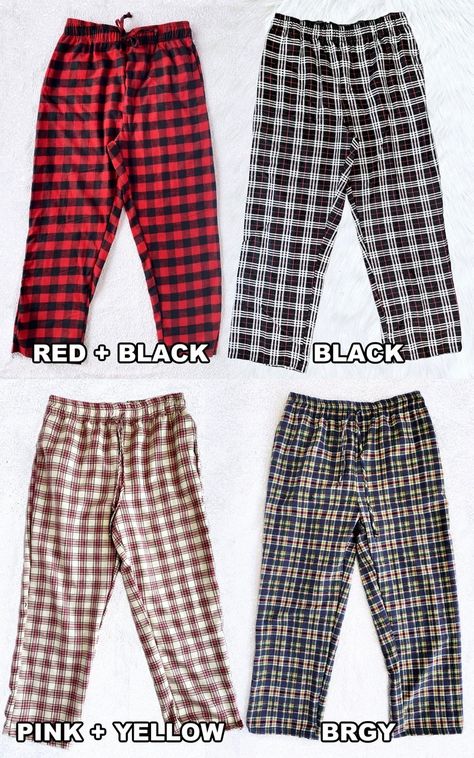 Navy Yellow Pajama Pants Red White Green Plaid Cotton Christmas PJ Warm Winter Pajama Set Adult Unisex Men Women Bridal Family S M L XL XXL - Etsy Shop Profile Picture, Black Green Christmas, Pink Pajama Set, Christmas Pj Pants, Winter Pajama, Yellow Pajamas, Make Dress, Christmas Pajama Pants, Pink Pajama