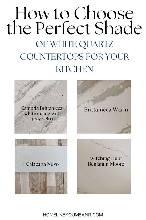 Soft White Quartz Countertops, Best White Kitchen Countertops, Quartz Countertop Patterns, Gray And White Quartz Countertops, Quartz Countertops For White Cabinets, White Kitchen Quartz Countertop, Kitchen Countertops White Cabinets, Most Popular Quartz Countertop Color, White Quartz Countertop Kitchen