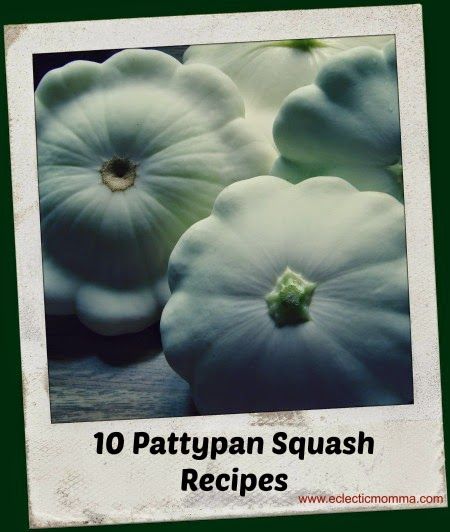 Eclectic Momma: 10 Pattypan Squash Recipes-**sausage, rice & cream cheese stuffed. Our favorite recipe Yum! Pattypan Squash Recipes Simple, Patapan Squash Recipes, Scallop Squash Recipes White, Scallopini Squash Recipes, Early White Bush Scallop Squash Recipes, Patty Squash Recipe, White Squash Recipes, White Patty Pan Squash Recipe, Scallop Squash Recipes