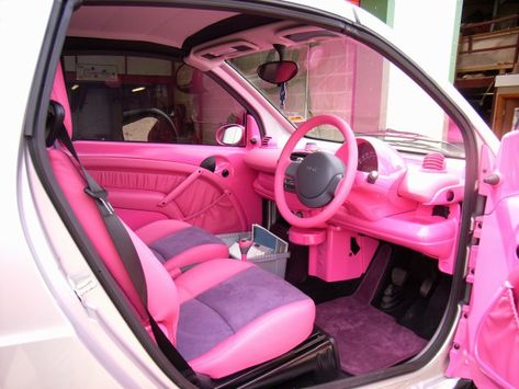 smart car | Pink Interior - Smart Car of America Gallery Pink Volkswagen Beetle, Pink Range Rovers, Diy Interior Doors, Smart Cars, Interior Design Colleges, Tiny Cars, Girly Car, Car Interior Design, Boy Toys