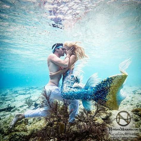 Mermaid Romance, Necker Island, Mermaid Underwater, Mermaids Kissing, Siren Song, Pirate Day, Editorial Magazine, Fantasy Homes, Halloween Fashion