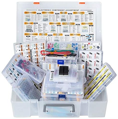 7 Must-Have Electronics Repair Tool Kits for Home Repairs Box Hinges, Electrolytic Capacitor, Small Case, Electronics Components, Tool Kits, Purple Light, Diy Repair, Electronic Kits, Electronics Circuit