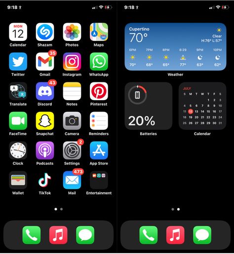 Iphone Homescreen Ideas, Phone Apps Iphone, Organize Phone Apps, Flower Background Iphone, Brand New Home, Ios App Iphone, Iphone Life Hacks, Iphone Home Screen Layout, Organization Apps