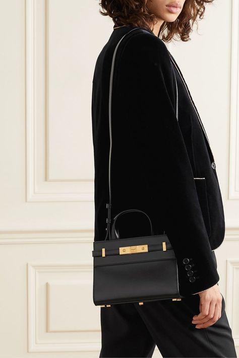 eb1e78328c46506b46a4ac4a1e378b91desc52939919ri Black Manhattan, Saint Laurent Pants, Saint Laurent Blazer, Saint Laurent Pumps, Saint Laurent Tote, Wardrobe Tips, Outfits Chic, Nice Style, Black Leather Tote