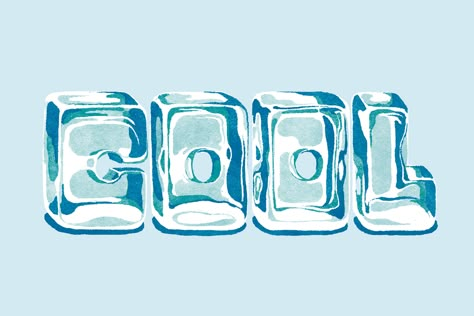 Why It’s Uncool to Call Things ‘Cool’ Melting Gif, Geometric Character Design, Laci Jordan, Art Window Display, Frozen Text, Turkish Ice Cream, Letter Animation, Geometric Character, Frozen Design