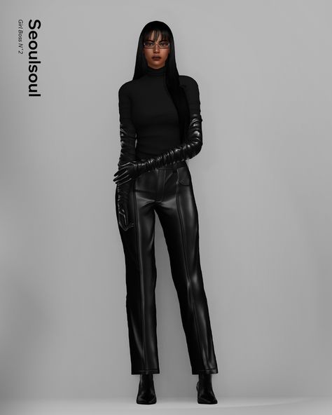 Free Sims 4, Sims4 Cc, Sims Cc, Sims 4, Mesh Top, Turtle Neck, Mesh, Hair Styles, Clothes