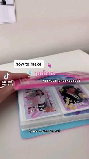 What To Do With Kpop Photocards, Framed Kpop Posters, Homemade Kpop Gifts, Diy Clear Polaroid, Kpop Photo Album Ideas, How To Make Your Own Kpop Photocards, Diy Anime Photo Cards, How To Make Your Own Photocards, Kpop Frame Ideas