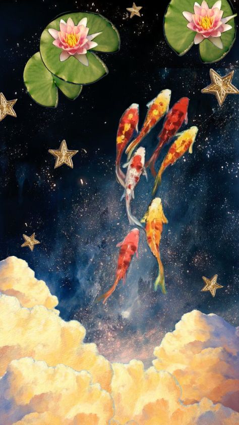 #koifish #galaxy #surrealism #dreamcore #galaxyaesthetic #dreamaesthetic Koi Fish, Surreal Art, Art Pictures, Koi, Surrealism, Arts And Crafts, Fish, Drawings, Art