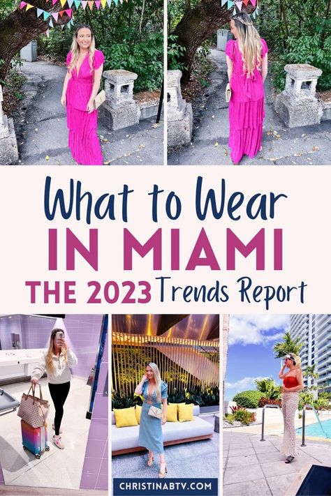 Discover the hottest Miami outfits for 2023! Our blog post is your ultimate style guide for everything from beach days to club nights. Get ready to turn heads with fashion-forward ensembles that capture the vibrant Miami spirit. Whether you're hitting the beach or going out for a night of clubbing, our curated collection has got you covered. Find your perfect Miami look and embrace the sizzling fashion trends of 2023! Outfits For Miami, Dinner Outfit Summer Night, Miami Style Outfits, Trendiest Outfits, Miami Beach Outfits, Miami Outfits Night, Miami Outfit, Chic Travel Outfit, Happy Hour Outfit