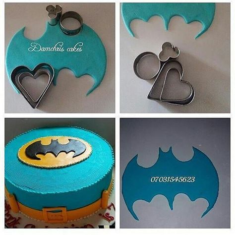 ~CAKE TUTORIAL ~  #BatManCheatandTrick...... Spotted this AWESOME Decorating Technique via @damichris007, Pic Crdt Tag via @retroswish_magazine 💞💞👌 #HowTowithCakebakeoffNg #Cakebakeoffng #CboCakes #CakeTutorials #CakeTip #Instalove #Likeforlike #AmazingCake #CakeInspiration Kue Fondant, Batman Cake, Heart Cookie, Superhero Cake, Fondant Cake Toppers, Cake Decorating Videos, Decorator Icing, Fondant Toppers, Cake Icing