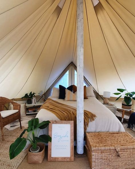 Glamping Tent, South Australia, Glamping, For Rent, Oasis, National Park, Tent, Bed