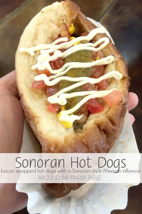 Sonoran Hot Dog Recipe, Bacon Wrapped Hot Dog, Sonoran Hot Dog, Best Tuna Salad Recipe, Bacon Wrapped Hotdogs, Hot Dog Recipes, Cheap Healthy Meals, Family Table, Healthy Diet Recipes