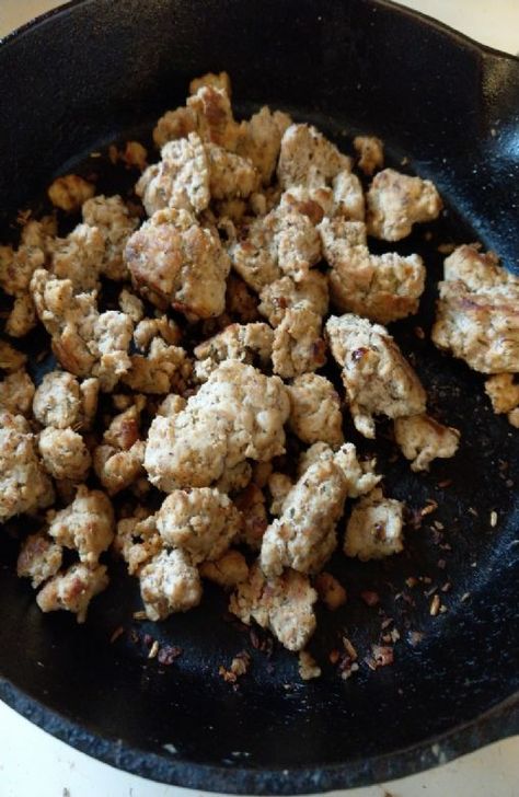 turkey sausage crumbles Recipe Turkey Crumbles Recipe, Turkey Sausage Crumbles Recipe, Homemade Turkey Sausage, Ground Turkey Sausage, Butterball Turkey, Ww Breakfast, Turkey Breakfast Sausage, Halloween Birthdays, Fast Meals