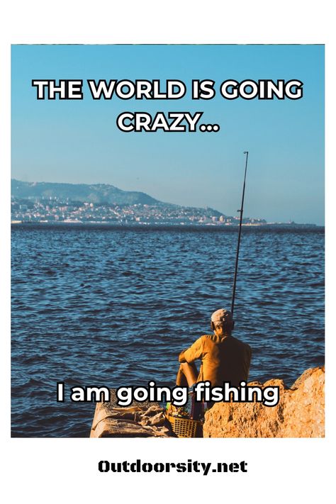 If you're an outdoor enthusiast looking for a good laugh, funny fishing memes are just what you need. These hilarious fishing jokes and humorous captions will make your fishing trips even more enjoyable. Save this pin to keep the laughter going on your next adventure. Perfect for sharing with fellow anglers and turning a regular day into a memorable one. Fishing Captions, Humorous Captions, Funny Fishing Memes, Fishing Jokes, Funny Fishing, Outdoor Enthusiast, Going Fishing, Fishing Humor, Fishing Trip