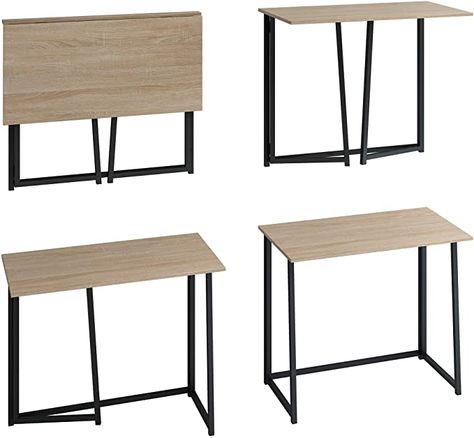 Foldable Metal Table, Diy Foldable Desk, Foldable Table Design, Folding Office Table, Foldable Study Table, Modular Tables, Folding Study Table, Folding Table Desk, Desk Foldable