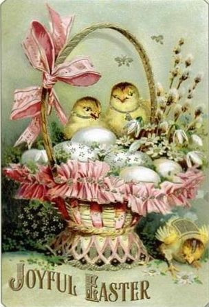 postcard.quenalbertini: Vintage Easter Card Victorian Easter, Easter Graphics, Vintage Easter Postcards, Vintage Easter Cards, Postal Vintage, Easter Postcards, Easter Images, Easter Blessings, Easter Parade