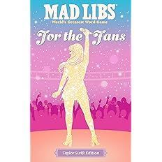 Mad Libs: For the Fans: Taylor Swift Edition Taylor Swift Book, Mad Libs, Taylor Swift Facts, Staff Appreciation, Fun Family Activities, Book Of The Month, Penguin Books, Little Golden Books, Great Words