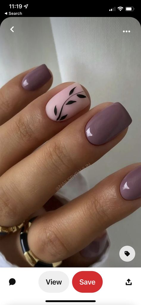 Dusty Purple Nails, Ongles Design, Mauve Nails, Pretty Toe Nails, Tie Dye Nails, Purple Nail Designs, Fall Acrylic Nails, Dusty Purple, Nail Designs Glitter