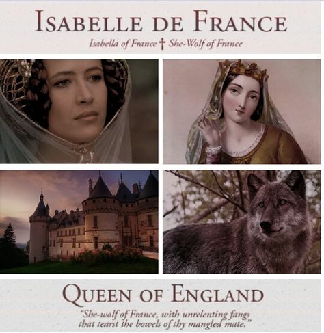 #Isabelle de France (1295 – 22 August 1358), sometimes described as the She-Wolf of France, was Queen of England as the wife of Edward II. She was the youngest surviving child and only surviving daughter of Philip IV of France and Joan I of Navarre. Queen Isabella was notable at the time for her beauty, diplomatic skills, and intelligence. Isabella Of France She Wolf, Isabella Of France, Medieval Sewing, Brass Rubbings, Royal Ancestry, English Monarchs, Eleanor Of Aquitaine, Princess Isabella, Queen Isabella