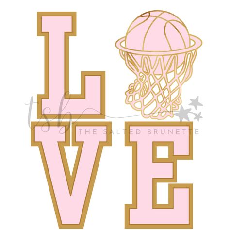 Perfect for game days at all levels!! Basketball Love, Pink Basketball, Pink Basket, Rose Png, Love Basketball, Ball Drawing, Basketball Season, Parking Spot, Des Baskets