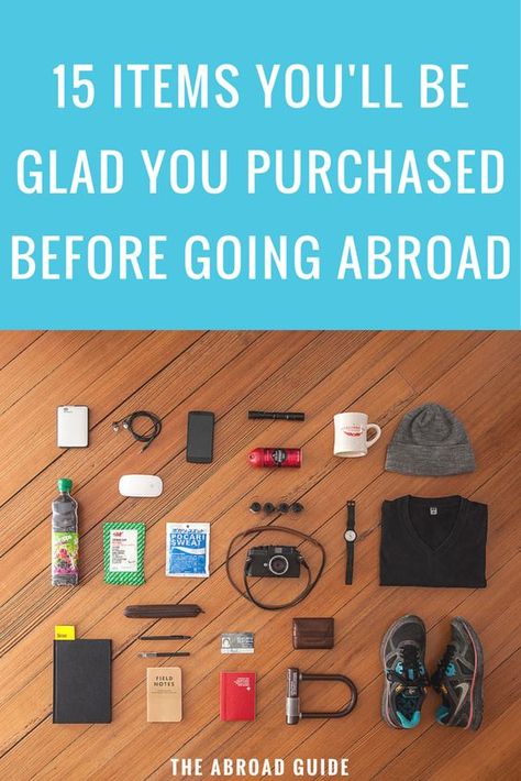 15 Smart Things to Get Before Studying Abroad (You'll Be Glad You Did) Semester Abroad, Vacation Videos, Studying Abroad, Move Abroad, Backpacking Europe, Smart Things, Travel Info, Packing Tips For Travel, Travel Bugs