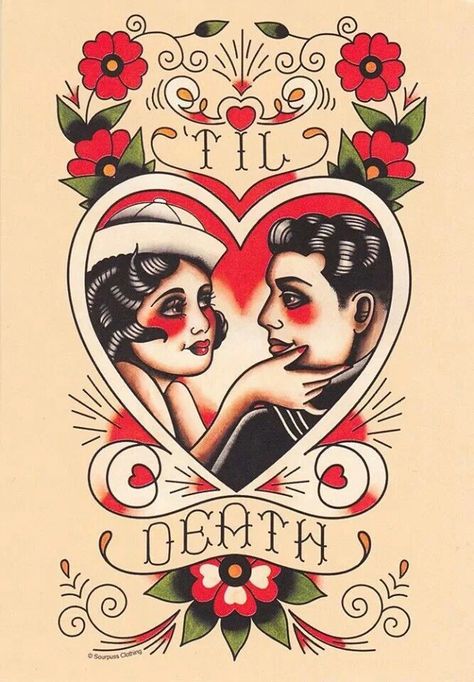 Old school tattoo design <3 Sanskrit Tattoo, Sailor Jerry Tattoos, Kunst Tattoos, Tattoo Old School, Vintage Sailor, Geniale Tattoos, Old School Tattoo Designs, Traditional Ink, Traditional Tattoo Art