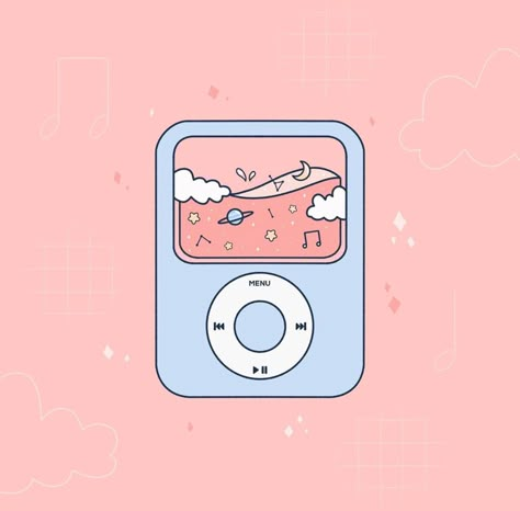 Cute Kawaii Animals, Music On Spotify, Cute App, Artist Sketchbook, Funny Phone Wallpaper, Perfect Night, Phone Icons, Kawaii Doodles, Kawaii Aesthetic