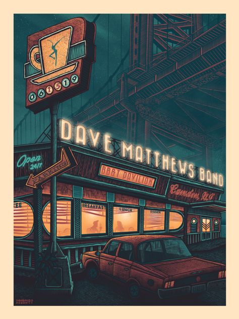 Dave Matthews Band Wallpaper, Dave Matthews Band Posters, Red Rock Amphitheatre, Dorm Posters, Dave Matthews Band, Dave Matthews, Tour Posters, Rock Posters, Gig Posters