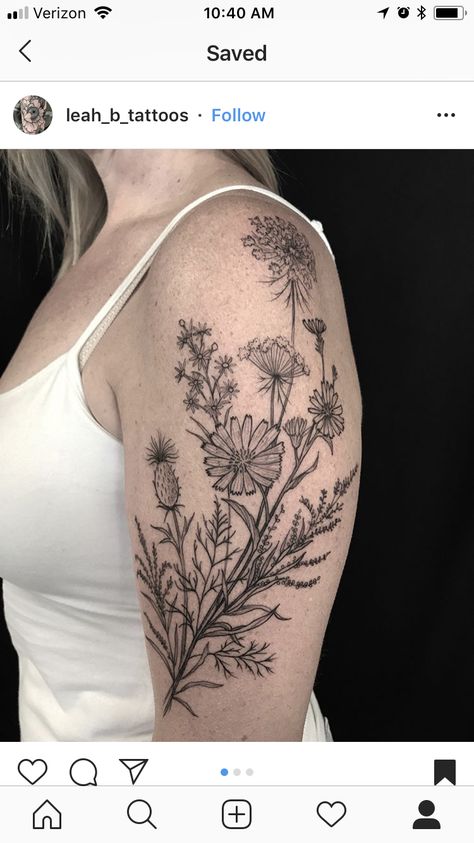 Pansy Tattoo, Floral Tattoo Shoulder, Fern Tattoo, Wildflower Tattoo, Beautiful Flower Tattoos, Flower Tattoo Shoulder, Tattoo Photography, Floral Tattoo Sleeve, Flower Tattoo Sleeve