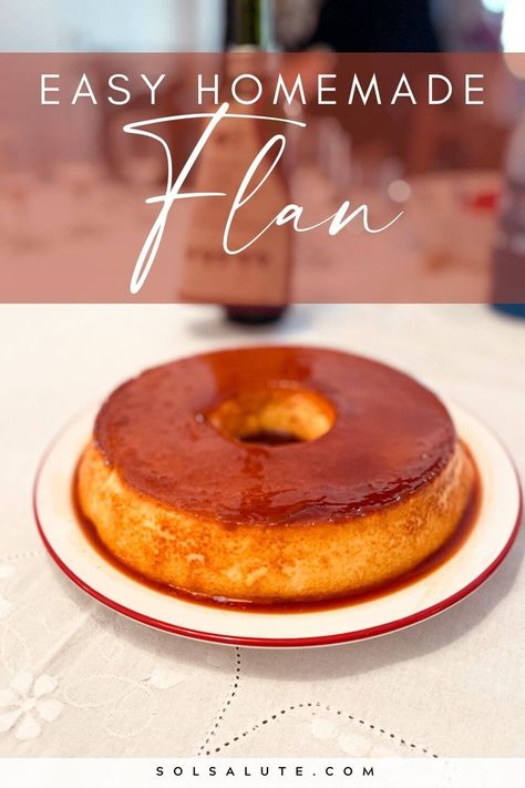 Easy Flan Recipe, Homemade Flan, Spanish Flan Recipe, Leche Flan Recipe, Easy Flan, Spanish Flan, Caramel Custard Recipe, How To Make Flan, Flan Recipe Easy