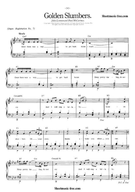 Download Golden Slumbers Sheet Music Beatles. Download free Golden Slumbers Sheet Music Beatles PDF for Piano Sheet Music. More Sheet Music PDF free Golden Slumbers Lyrics, Sheet Music Tattoo, Music Knowledge, Popular Piano Sheet Music, Golden Slumbers, Keyboard Music, Inktober 2023, Drum Sheet Music, Beatles Music