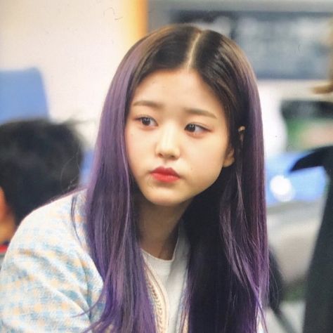 Wonyoung Purple Hair, Wonyoung Purple, Izone Wonyoung, Jang Wooyoung, Iz One Wonyoung, Forever My Girl, Ive Wonyoung, Who Runs The World, Kpop Girl Bands