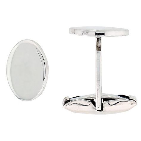 Sterling Silver Plain Oval Cufflinks Swivel Bar, 7/16 inch wide >>> You can get more details by clicking on the image. (This is an affiliate link) #cufflinks Cuff Links, Cufflinks, Cuff, Sterling Silver, Bar, Canning, Silver, Free Shipping