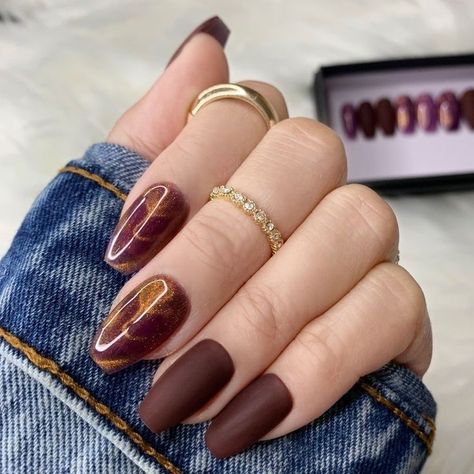 Bar Makeup, Custom Press On Nails, November Nails, Nail Salons, Trendy Nail Art, Brown Nails, Nail Designs Spring, Fall Nail, Pretty Acrylic Nails