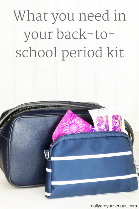 #ad What you need in your back-to-school period kit #YesPlease Period Kit For School, Kits For School, First Period Kits, Haley Pham, School Hacks Diy, Period Kit, Period Hacks, Teen Fun, Raising Girls